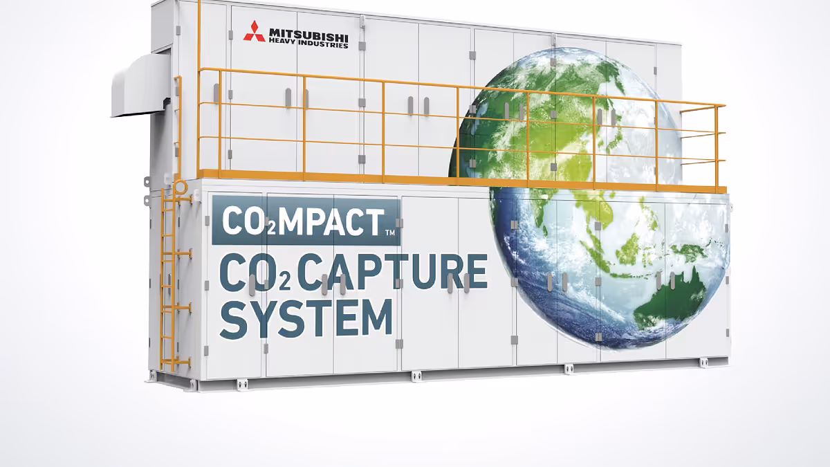 Mitsubishi Heavy Industries crea unidad modular para capturar CO2